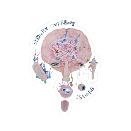 Sensory Overload | Vinyl Art Sticker