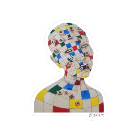 Scrambled | Vinyl Art Sticker