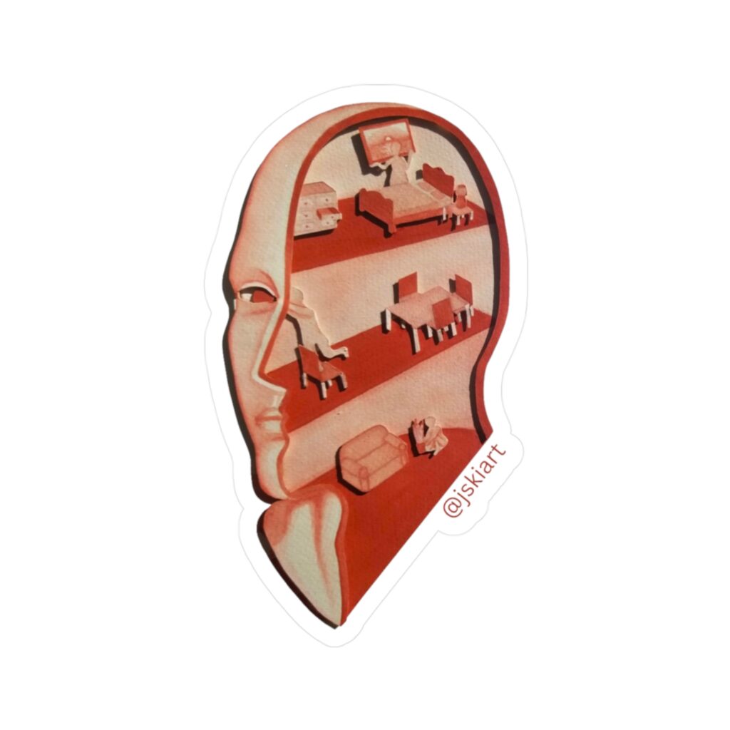 Dollhouse | Vinyl Art Sticker